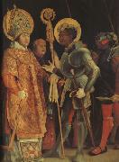 The Meeting of St Erasmus and St Maurice (mk08) Matthias  Grunewald